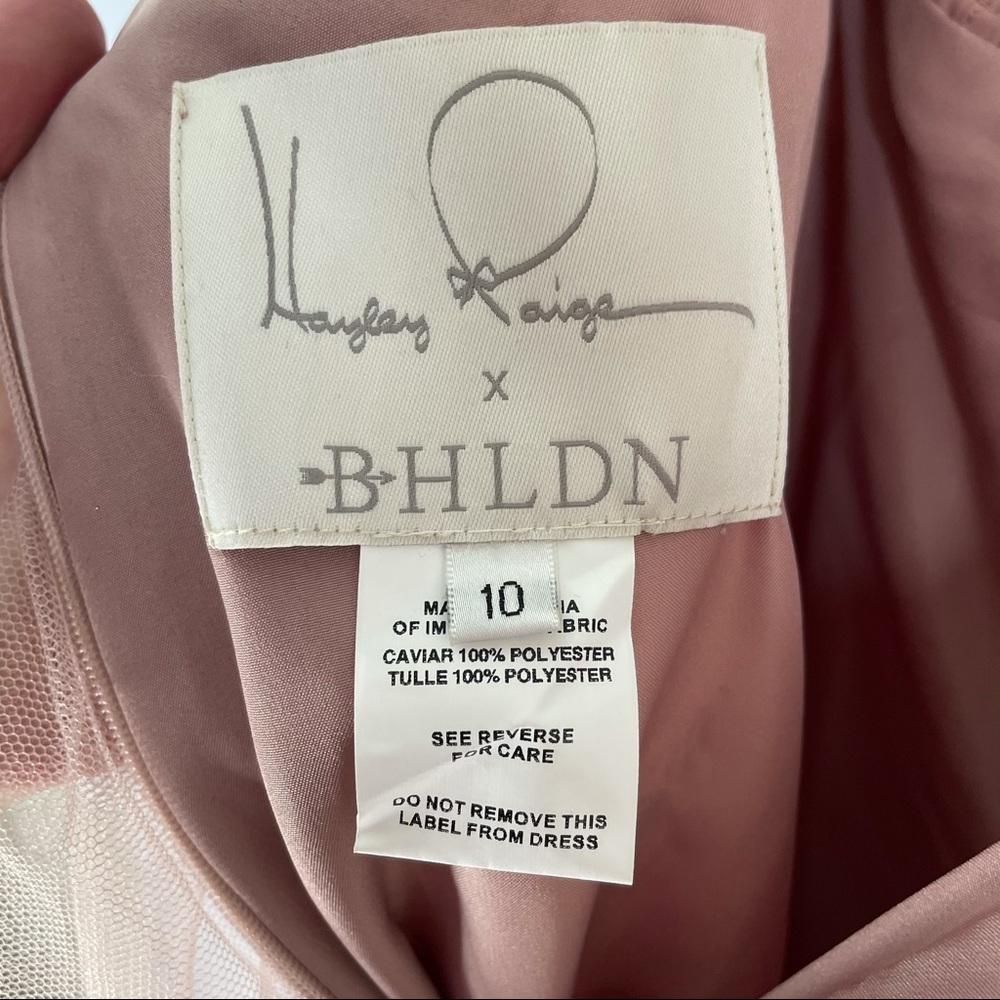 Anthropologie BHLDN Hayley Paige Phoebe Gown Sz 10 - Picture 8 of 13